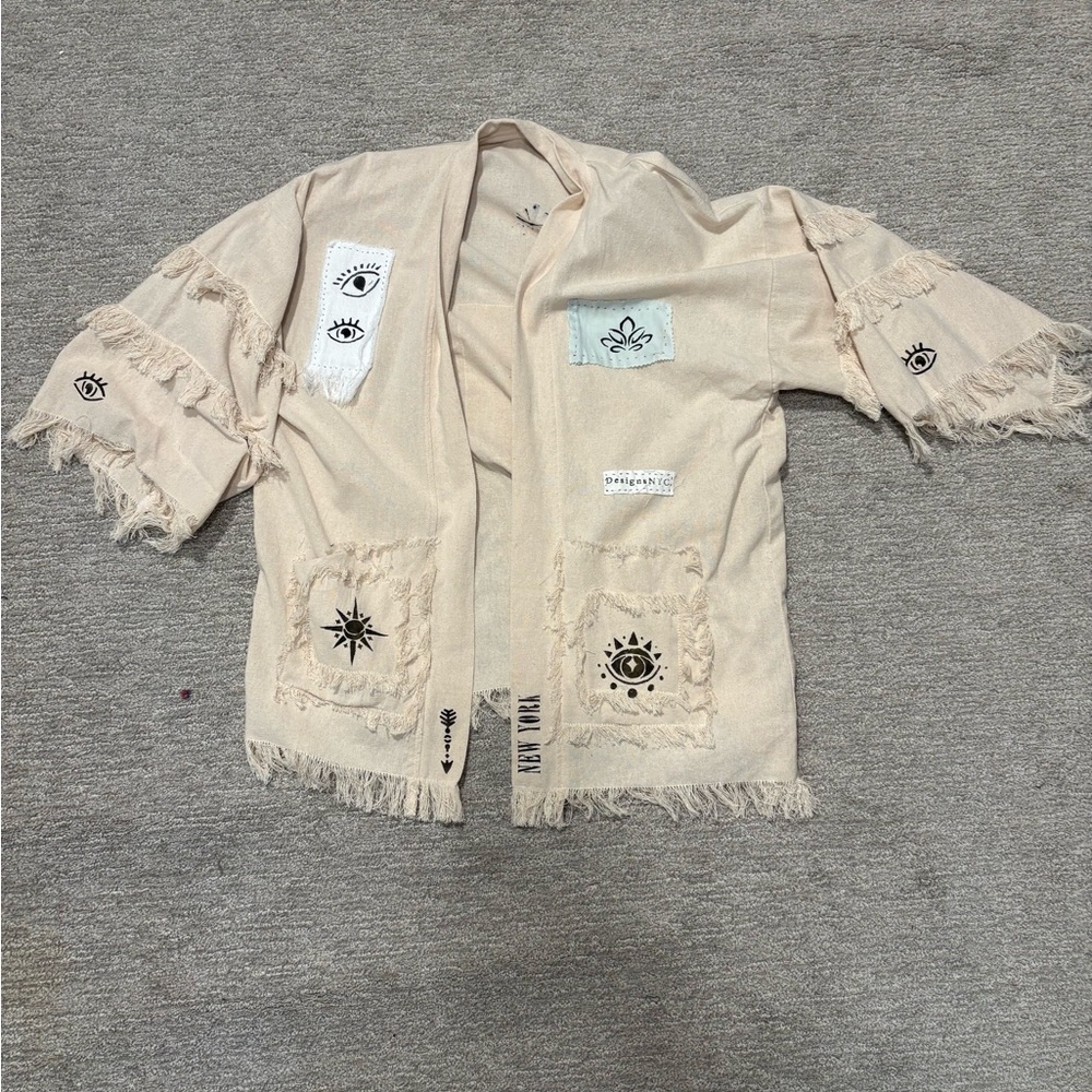 handmade in nyc linen jacket